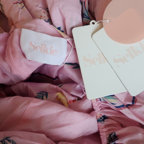 Selkie the cottage puff dress daiquiri, xs baby doll dress - Picture 7 of 9